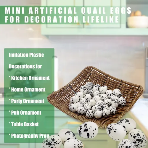 Tuxiaobu Huevo De Codorniz De Frutas Artificiales Para Decor
