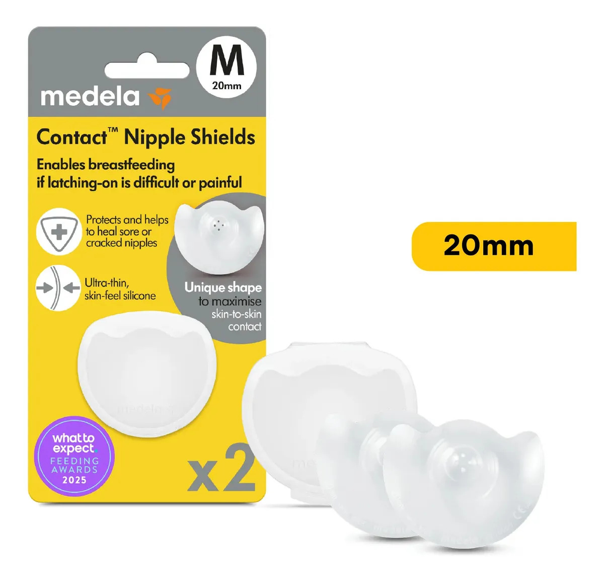Pezonera Contact Con Estuche 20mm Medela