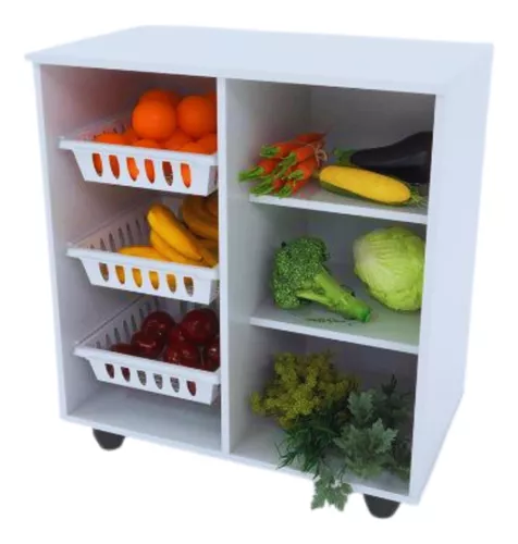 Ripley - VERDULERO FRUTERO ORGANIZADOR DE COCINA BLANCO