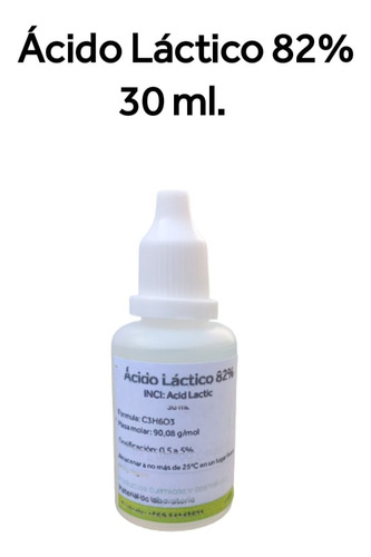 Ácido Láctico 82%   30 Ml