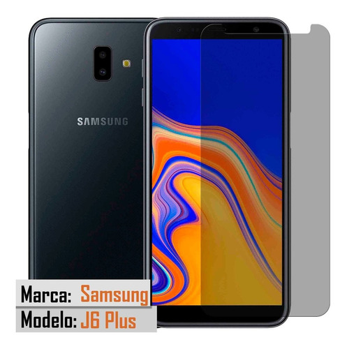 Mica Samsung Galaxy J6 Plus 2018 Glass Cristal Templado Priv | Meses sin  intereses