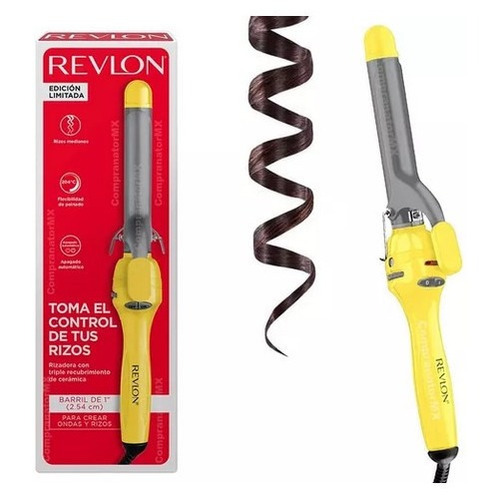 Rizadora Pelo Revlon Ceramica Turmalina Ferro Tenaza Cabello