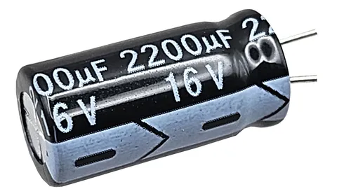 comprar Capacitor Electrolítico 2200uf 16v, 105°c (10 Piezas)