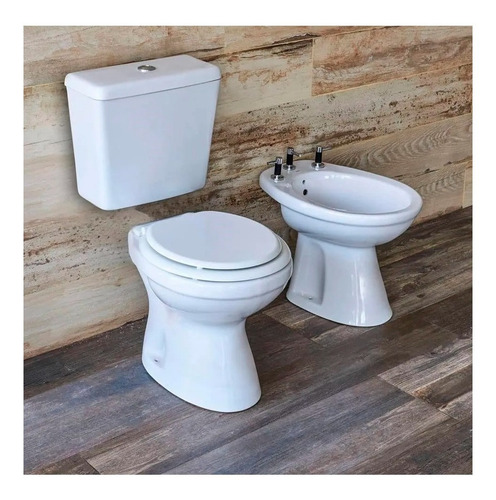 Imagen 3 de 6 de Combo Baño Inodoro + Mochila + Bidet + Pie Bacha + Envio