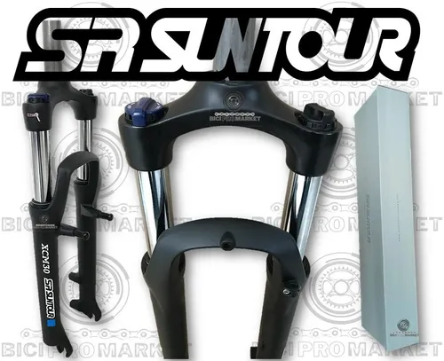 Suspensi n Suntour 100mm Rin 26 Disco v brak Tenedor Bloqueo