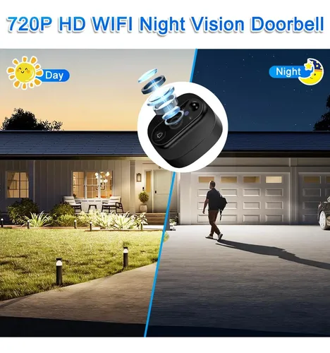 Mirilla Digital Wifi Pantalla 4,3 Notificación Al Smartphone
