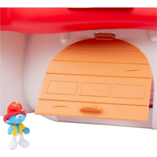 Figuras De Acción Pitufos Estación Bomberos Smurfs