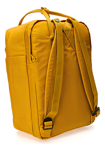Mochila Fjällräven Kånken Laptop 15 Cor Ochre Desenho Do Tecido Lisa