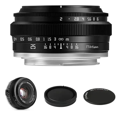 Lente Normal TTArtisan 25mm f/2 para Câmeras Canon RF