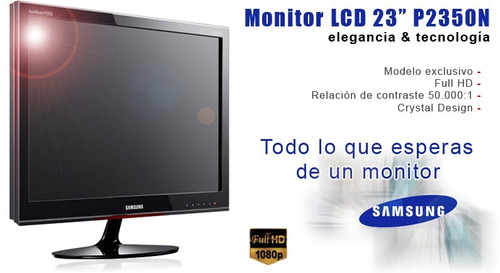 Monitor Lcd Samsung 23  P2350n Full Hd