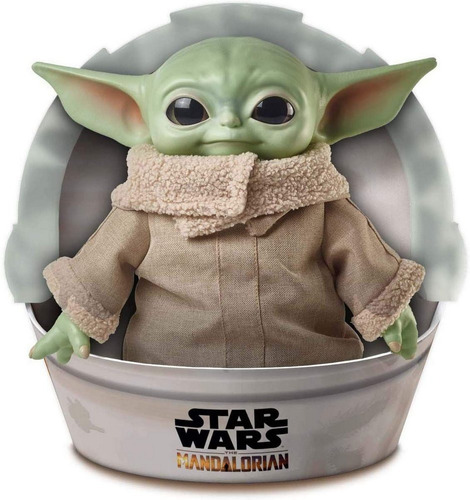 Imagem 1 de 4 de Pelúcia Baby Yoda | Star Wars Mandalorian | Mattel Gwd85