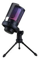 Comprar Microfone Gamer Profissional Com Led Rgb Condensador Bk805c Cor Preto Com Conector De Monitoramento De Fone De Ouvido USB Profissional Controle De Luz Gamer Para Computador Jogos Transmissao Ao Vivo