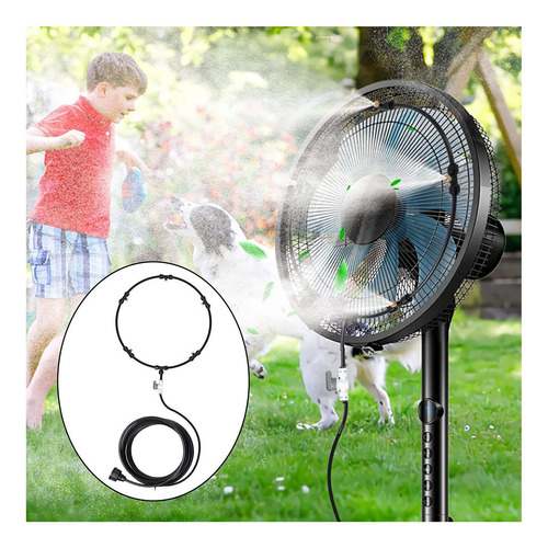 Kit De Ventilador De Nebulización Para Exteriores 8m