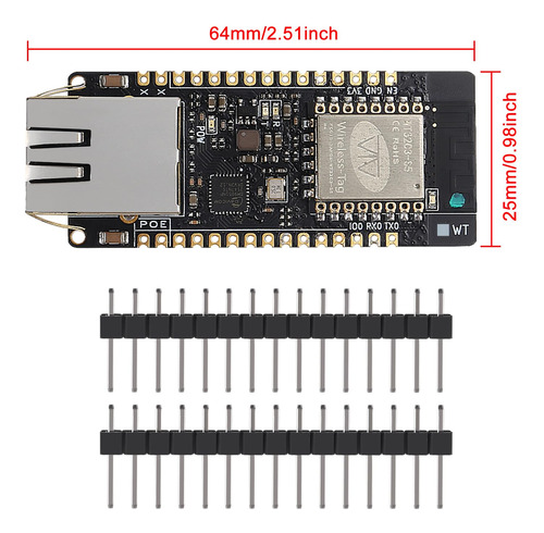 Placa De Desarrollo Eth01-evo Esp32-c3, 2 Pack, Wifi