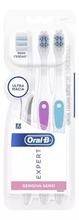Cepillo de dientes Oral-B Expert Gengiva Sensi ultra suave x 3 unidades
