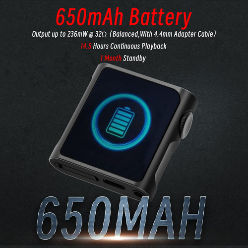 Mp3 Player Shanling M0 Pro Bluetooth Hi-res 15h Battery 2tb