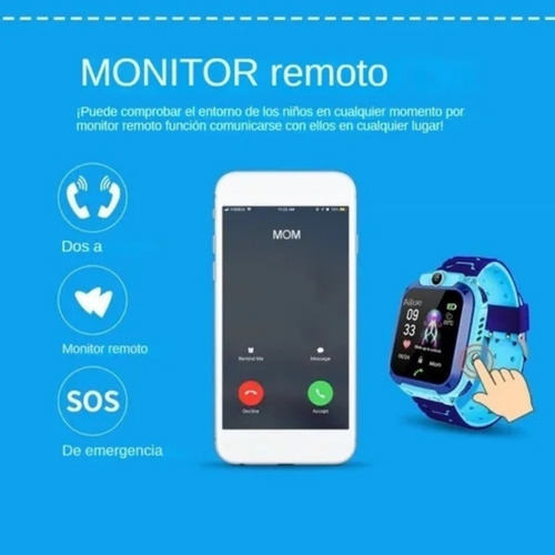 Reloj Inteligente Smartwatch For Niños, Gps, Llamadas, Cáma