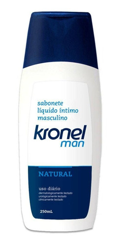 Kit 3 Kronel Man Natural Sabonete Intimo Masculino 250ml