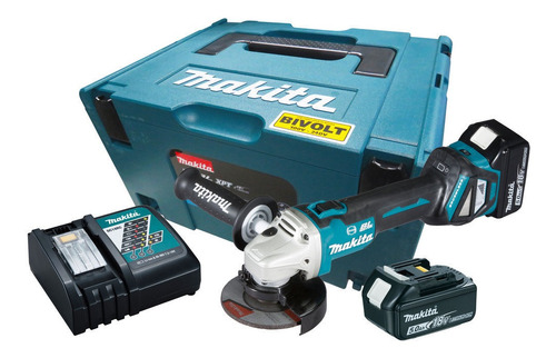 Esmerilhadeira Angular Bateria 18v 4.1/2 Dga463rtj Makita 110V/220V