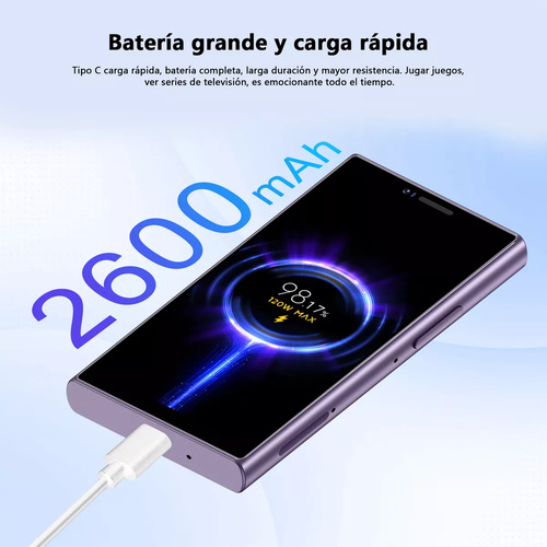 Android Celulares S24 Ultra Mini 3.5 Pulgadas Barato Ram2gb Y Rom16gb Negro