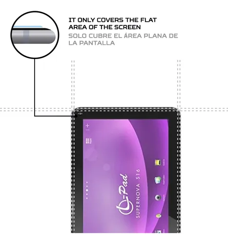 Protector Pantalla Antishock Para Leotec L-pad Supernova S16