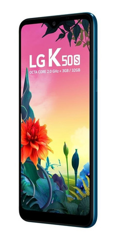 Smartphone LG K50s 32gb 4g Octa-core 3gb Ram Tela 6,5 Azul