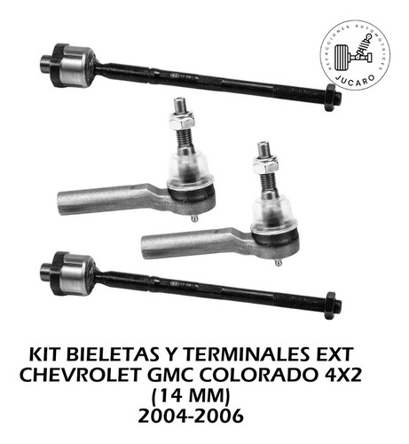 Kit Bieletas Y Terminales Ext Chevrolet Colorado 4x2 04-06