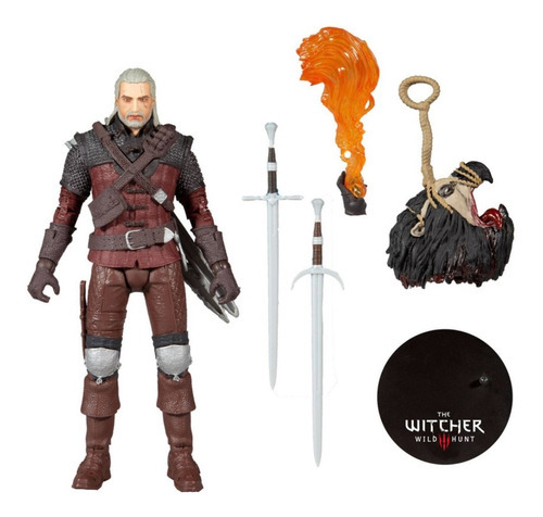 Figura The Witcher Geralt Of Rivia Mcfarlane Wild Hunt Serie
