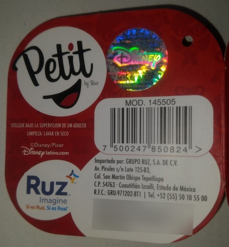 Disney Peluche Increíbles 2 Petit Dash