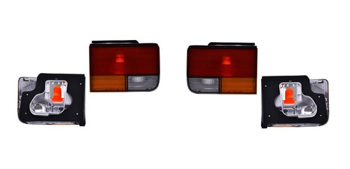 Par Calavera Honda Accord 92 93 4pts Rojo/ambar/bco Int Rdc