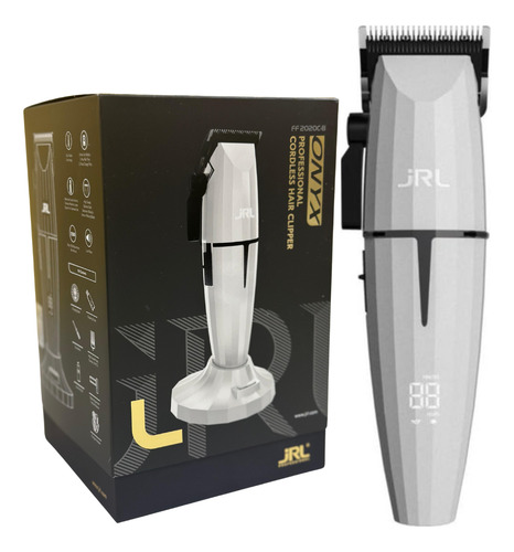 Cortadora Inalámbrica Profesional Jrl Onyx Clipper Blanco