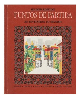 Libro Puntos De Partida An Invitation To Spanish (cartone) D