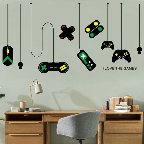 Vinilo Decorativo Pared [7mx1z3xr] Gamer