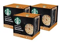 Comprar 3 Cajas Starbucks Caramel Macchiato X12 Capsulas Dolce Gusto