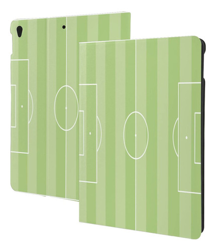 Funda Cuero Para iPad 10  Campo Futbol Comoda Ligera Funcion