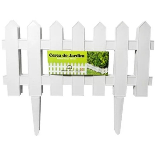 Kit 6 Cerca Plastica P Jardim Decorativa Ingles 40,5x19