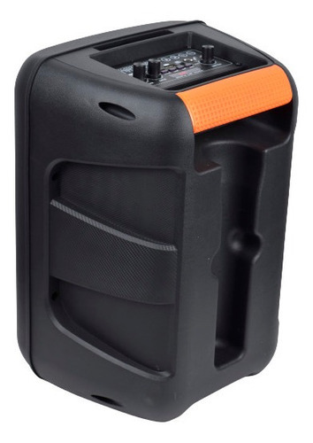 Imagen 2 de 3 de Parlante Kanji Harrison Indie Luces Led Lh Color Negro
