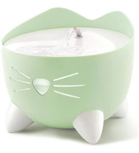 Catit Pixi Fuente Bebedera Para Gato 2.5lts, Color Menta