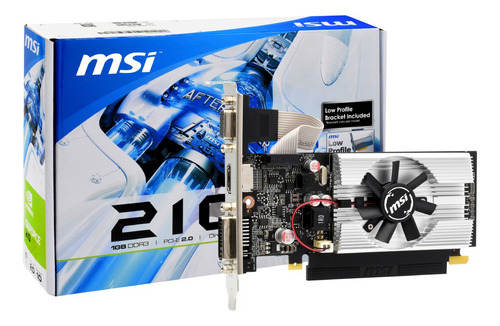 T.video Pci Express Msi Gt210 1gb Ddr3, Hdmi,vga,dvi