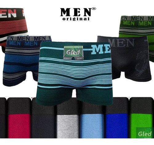 Imagem 3 de 4 de Kit 60 Cuecas Box Boxer Sem Costura