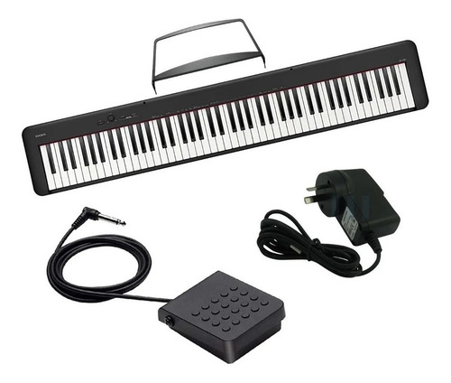 Imagen 1 de 3 de Piano Eléctrico Portátil Casio Cdp-s110 88 Teclas +accesor