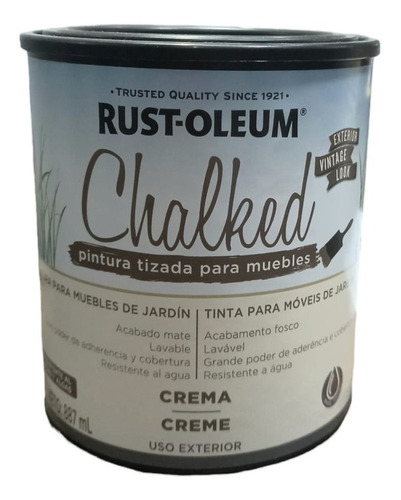 Chalked Pintura Tizada Exterior X 887ml. Mapache