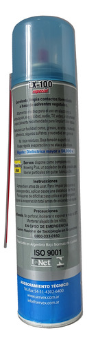 Servex || Lx-100 Solvente Ecologico Limpia Contactos