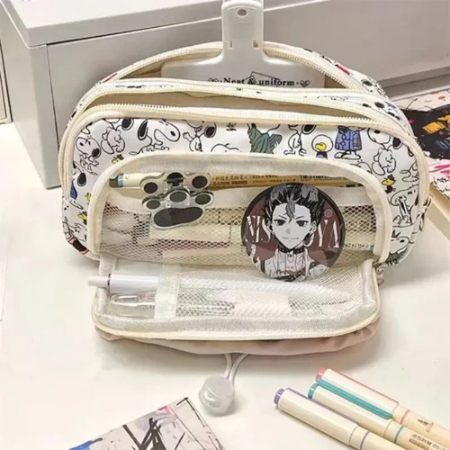 Jairtienda Lapicera De Snoopy , Estuche De Gran Capacidad