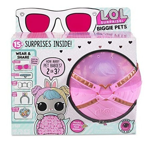 Biggie Pets Lol Surprise Hop Hop + Accesorios Mascota 2018