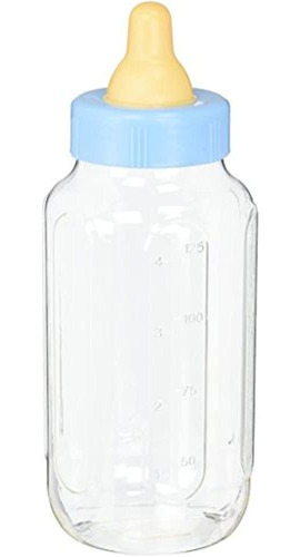 Plástico Azul Botella Banco Baby Shower Decoración 11