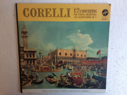 Disco Lp Corelli / 12 Conciertos / Vox