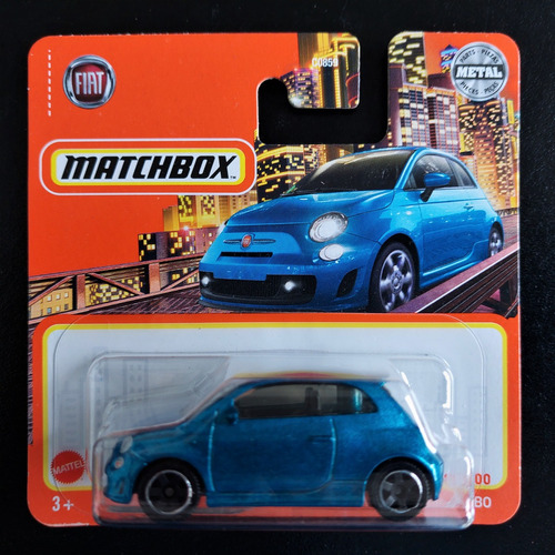 Hot Wheels - Matchbox Fiat 500 Turbo 2019 Auto Colección