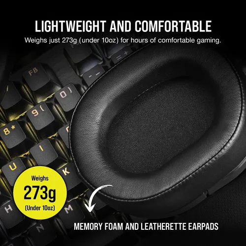 Auriculares Para Juegos Corsair Hs55 Surround Carbon Con Son