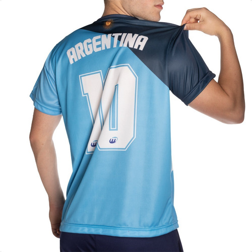Imagen 4 de 5 de Camiseta Mateu Sports Argentina 2022 Unisex Futbol